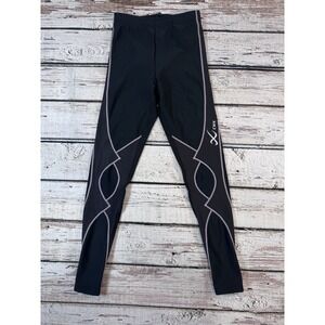 CW-X‎ Leggings Womens XS Black Compression Stabilyx Joint Supprot Running